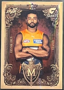 2025 AFL FOOTY STARS CONNOR IDUN MAJESTIC HOBBY GIANTS CARD #M38 d#91/99 - Picture 1 of 2