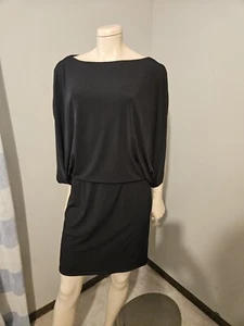 JESSICA SIMPSON TUNIC DRESS BLACK SIZE 6 - Picture 1 of 5