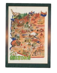 Vintage Post Card - Arizona the Grand Canyon State - Picture 1 of 2