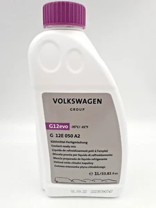 1 Litro REFRIGERANTE ANTICONGELANTE G12 EVO VOLKSWAGEN SEAT SKODA AUDI ORIGINAL - Imagen 1 de 4
