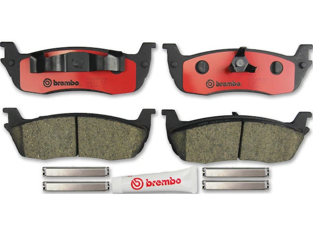 For 2002 Lincoln Blackwood Brake Pad Set Rear Brembo 24498DWZY Base - Image 1 of 2