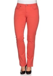 Sheego Ladies Stretch Trousers Chino Stretch Coral Red 286611 - Picture 1 of 1