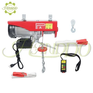 Mini polipasto eléctrico, cabrestante eléctrico de 1760 libras 110 V y control remoto inalámbrico de 328 pies - Imagen 1 de 12