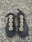 Leather Massai Hand crafted beaded Sandals size 39