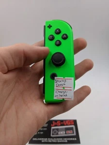 NSA - Nintendo Switch Joy-Con Right Lime Green DOESN'T WORK AS IS - Picture 1 of 3