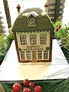 RARE DEPT 56 FEZZIWIGS WAREHOUSE DICKENS VILLAGE SERIES RETIRED with Brochure - Picture 1 of 12
