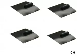 Ju 4 Elektroden Silikon Plakette Gummi 50 x 50mm Elektrostimulator Buchse 2mm - Bild 1 von 2