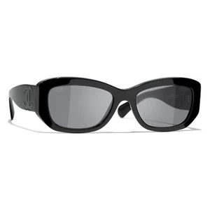 Gafas de sol polarizadas negras/grises Chanel 5493-A C888T8 para mujer 55 x 18 x 140 - Imagen 1 de 6