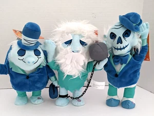 Set of 3 -Disney Haunted Mansion Animated EZRA, GUS & PHINEAS Hitchhiking Ghosts - Picture 1 of 13