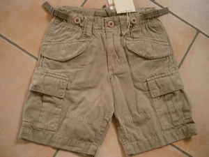 (C697) Coole leichte Bellerose Boys Bermuda Hose Cargohose mit Logo Druck gr.104 - Picture 1 of 3