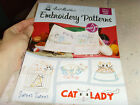 Aunt Martha's Embroidery Patterns Clever Kitties Iron on craft booklet #408 cat