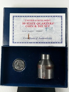 2005 D West Virginia State Quarter US Mint Coin and Die Set w/Original Box Unc. - Picture 1 of 8