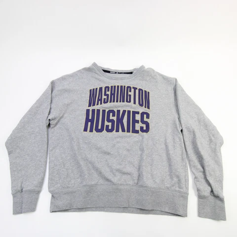 Washington Huskies adidas Sweatshirt Men's Gray Used Cover