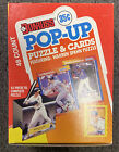 1989 Donruss pop up baseball puzzle et cartes boîte à cire 48 paquets scellés cire poubelle