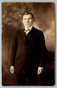 Postcard Isidore Trachtenberg Trachtinberg 1917 Studio Portrait Real Photo RPPC - Picture 1 of 2