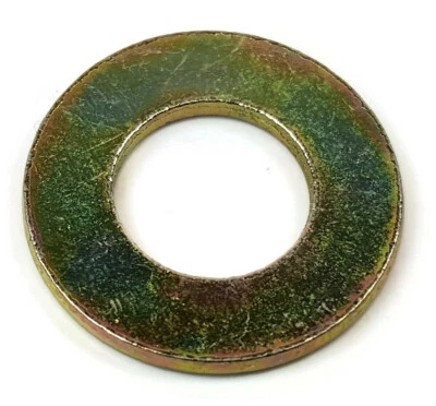 ALBANY COUNTY FASTENERS Flat Washers Grade 8 Yellow Zinc SAE Round Washers - Sizes 1/4" - 1-1/2"