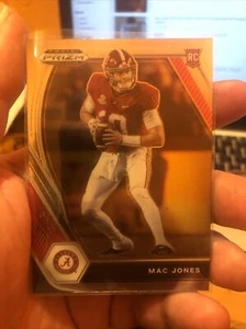 Mac Jones 2021 Panini Prizm Draft Picks Football #104 RC Rookie Card Alabama - Picture 1 of 2