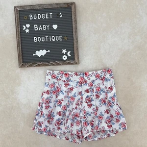 NWOT JANIE AND JACK Floral Culottes Shorts Size 6 - Picture 1 of 3