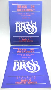 The Canadian Brass On Broadway 1st AND 2ns Trumpet In B Flat For Brass Quintet - Picture 1 of 5