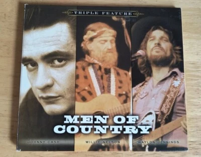 Johnny Cash, Willie Nelson & Waylon Jennings CDs - Men of Country [FAST SHIP] - Image 1 of 4