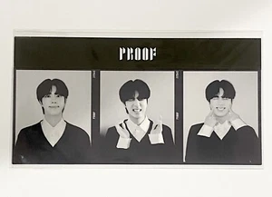 [JIN] BTS ANTHOLOGY PROOF WEVERSE 3 CUT PHOTO CARD+AUS TRACKING - Picture 1 of 2