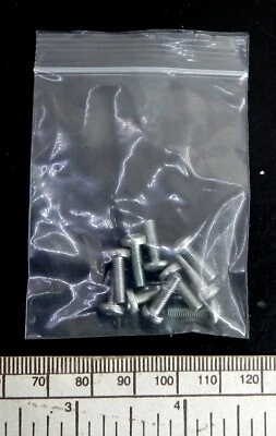 Viti A Testa Cilindrica Pozidriv M3 X 10 - Placcato Lucida - Confezione Di 10 - Immagine 1 di 4