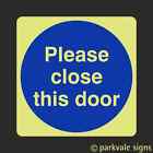 Photoluminescent Fire Door Signs / Stickers - Safety, Keep Clear, Closed, Locked