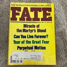 Fate Magazine Miracle of the Martyr's Blood Volume 34 Number 11 November 1981