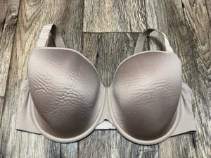 Third Love Bra 40E 24/7 Classic T Shirt Bra Beige Underwired EUC - Picture 1 of 3
