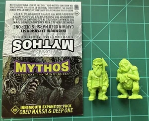 HH Toy CO Mythos Expansion Pack Obed Marsh Deep One PVC Sam Heimer Mini Figures - Picture 1 of 3