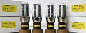 BRIMAR 5R4GY Square Getter 1 Match Quads 4 Stück grau Teller Made in England - Bild 1 von 11