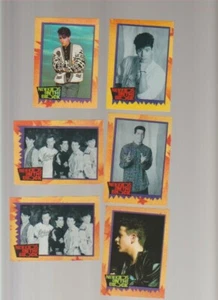 Lot of 6 New Kids on the Block trading cards Published 1989 - Picture 1 of 2