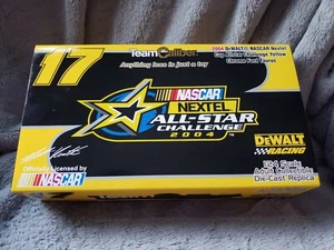 2004 Matt Kenseth #17 DeWalt Nextel All Star Challenge Yellow Chrome Autographed - Picture 1 of 10