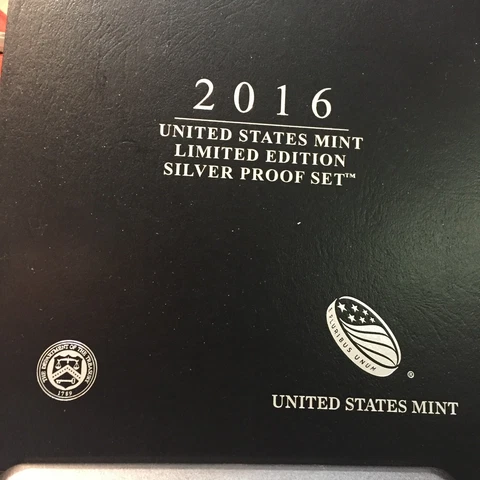 2016  8-PC Limited Edition Silver Proof Set w/ 2016W Silver Eagle (49,647minted) Cover