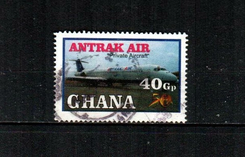 GHANA Scott's 2619 ( 1v ) Antrak Air F/VF Used ( 2007 ) #1 Cover