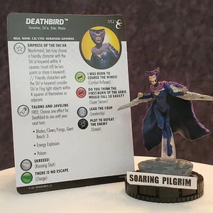 DEATHBIRD 052 - SUPER RARE X-Men Rise & Fall Marvel Heroclix #52 - Picture 1 of 1