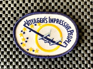"VOYAGERS IMPRESIONANTE PEOPLE COSTURA BORDADA EN SOLO PARCHE BOEING 3 1/4"" x 2 1/4"" - Imagen 1 de 2