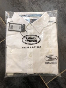 Genuine Land Rover Mens Heritage Shirt - White Brand New Small - Picture 1 of 4