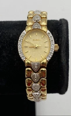 Reloj Pulsera Elgin Mujer ELA72B Oro Acero Inoxidable Ovalado Cuarzo Analógico Foto 1 de 4