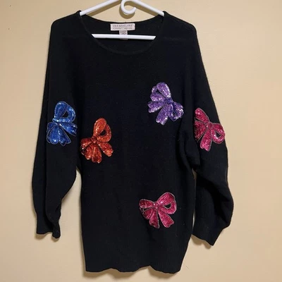 Suéter De Colección Feo Navidad Vacaciones Para Mujer Talla M Lana de Cordero Angora Cabello de Conejo Foto 1 de 4