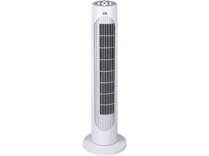Ventilador de torre - ok. OTF 785023 ES, 50 W, 3 velocidades, 5.21 m³/h, Blanco - Imagen 1 de 1