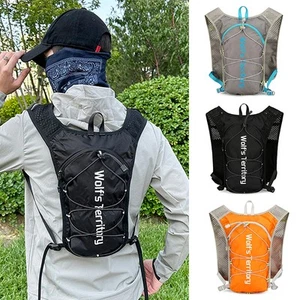 Lightweight Running Vest Backpack Hiking Cycling Fitness Bag Hydration Climbing - Picture 1 of 15