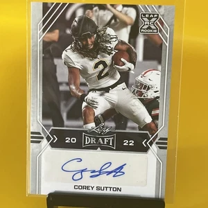 2022 Leaf Draft - Autographs Corey Sutton #BA-CS1 (AU, RC) - Bild 1 von 3
