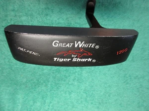 Tiger Shark Great White 1200 Putter W/HC- 35” Steel Shaft - Near Flawless! - Picture 1 of 14