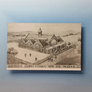 Adlington Postcard C1910 Chorley St Pauls Church New Day School Architect Drawn - Picture 1 of 2