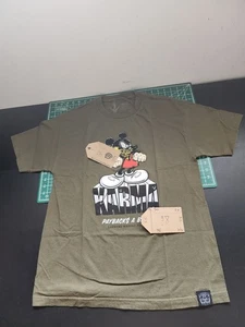 Camiseta Farmers Market Hawaii FMHI Verde Ejército Para Hombre Talla L Karma Gráfico Honolulu - Imagen 1 de 5