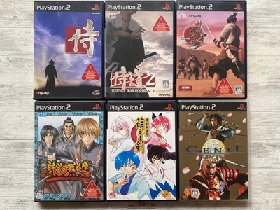 SONY PS2 Way of the Samurai 1 2 & Western & Kidou Shinsengumi Moeyo Ken & Genji - Image 1 of 4