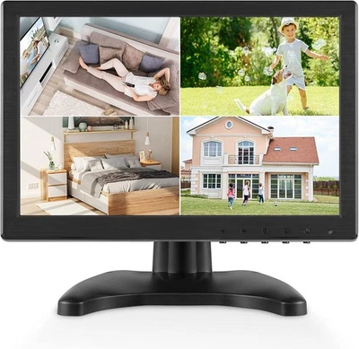 10.1 Inch Portable Monitor HDMI/VGA/AV/BNC Display for PC Gaming Raspberry Pi - Image 1 of 4