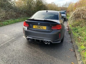 Bmw M2 M2c Competition Real Carbon Fibre 3 Piece F87 V Style Diffuser - Picture 1 of 6