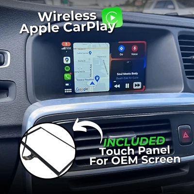 Volvo S60 S80 V60 2010-2015 Carplay Android Auto MMI For OEM Screen +Touch Panel - Image 1 of 4